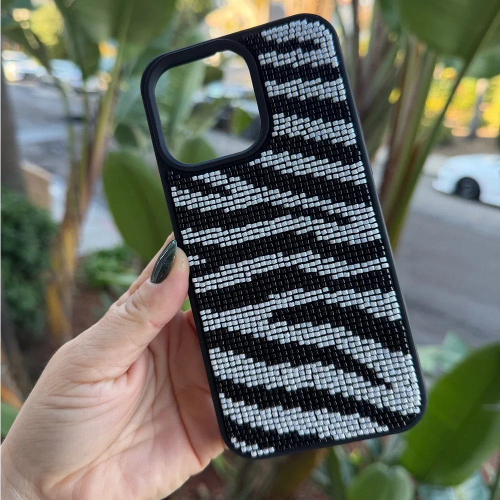 MVMT Zebra Beaded iPhone case